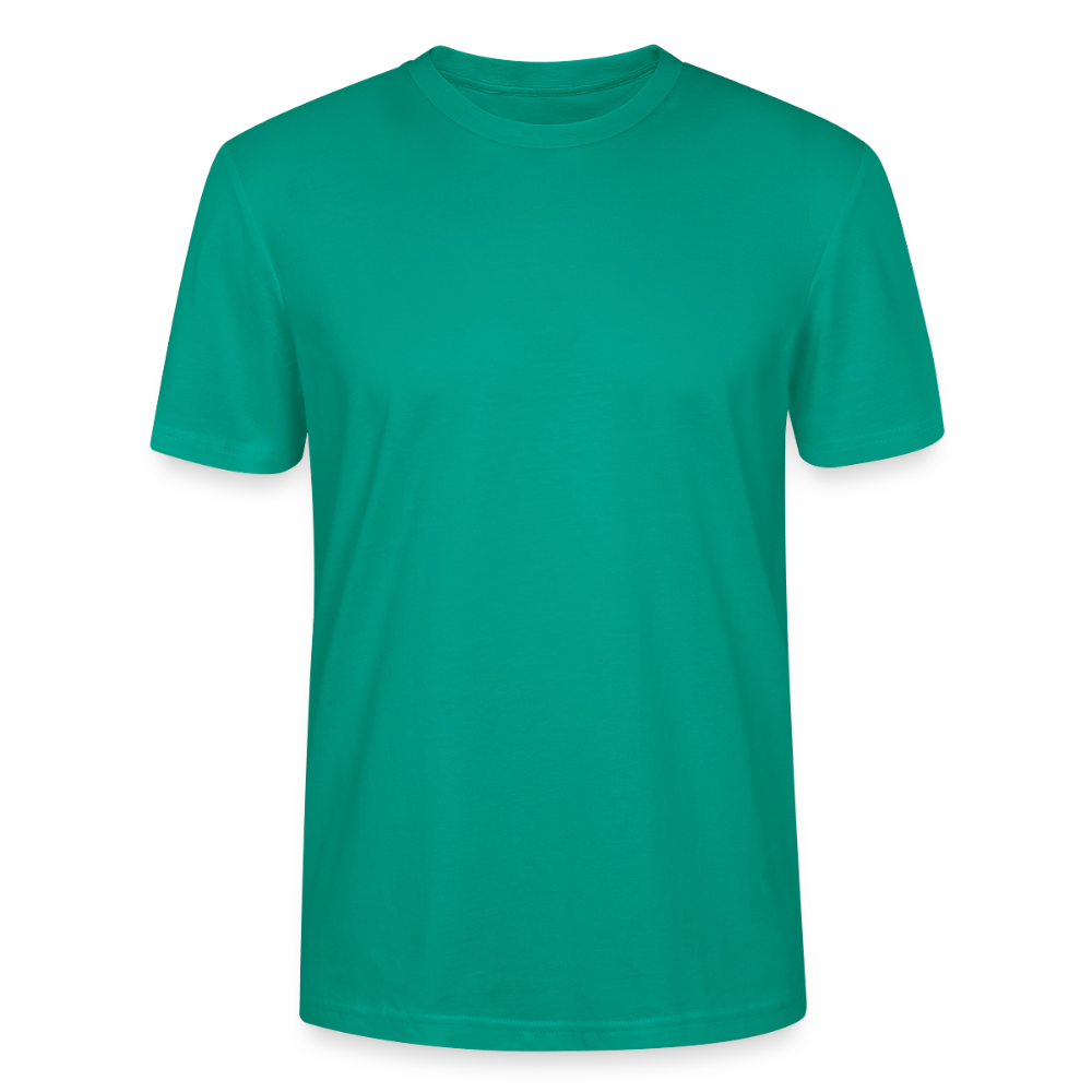 Rostock 'Rostockerkind' Bio T-Shirt Unisex Back Print Farbe - Blaugrün