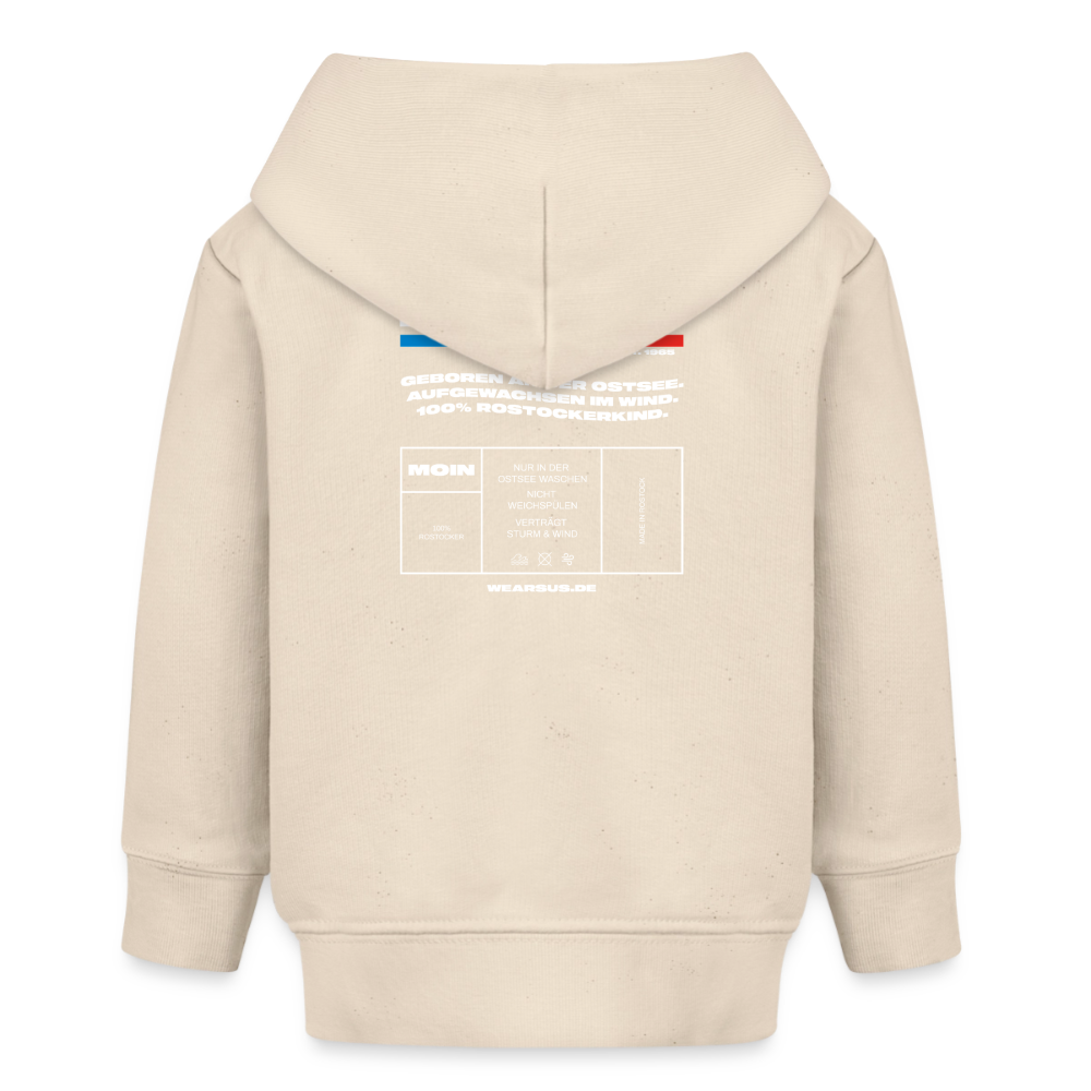 Rostock 'ROZTOC' Edition Bio Hoodie Babys Farbe - Natur