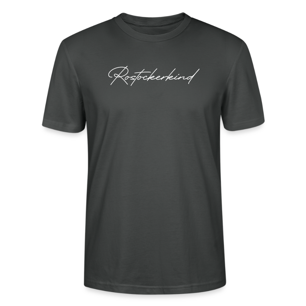 Rostock 'Rostockerkind' Signature Bio T-Shirt Unisex schwarz - Anthrazit