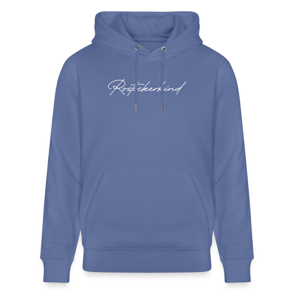 Rostock 'ROSTOCKERKIND' Signature Bio Hoodie Unisex weiß - Blau