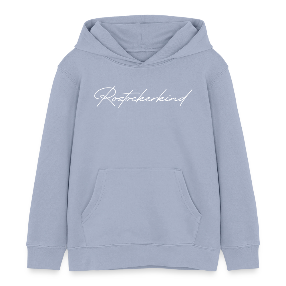 Rostock 'Rostockerkind' Signature Bio Hoodie Kinder 3-8 Jahre - Lavendel-Violett