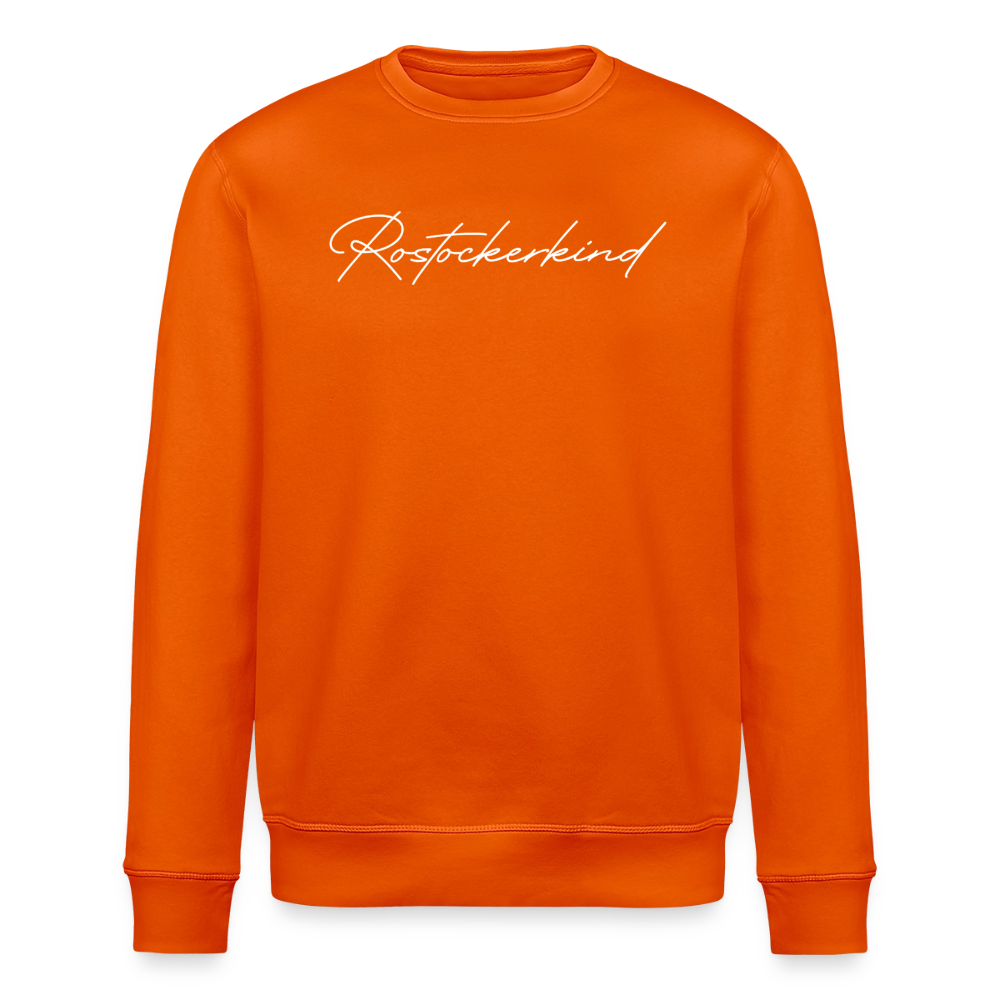 Rostock 'Rostockerkind' Signature Bio Sweatshirt Unisex - Tieforange
