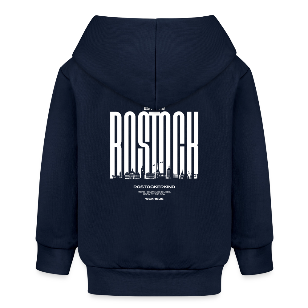 Rostock 'Rostockerkind' Bio Zip Hoodie Babys - Navy