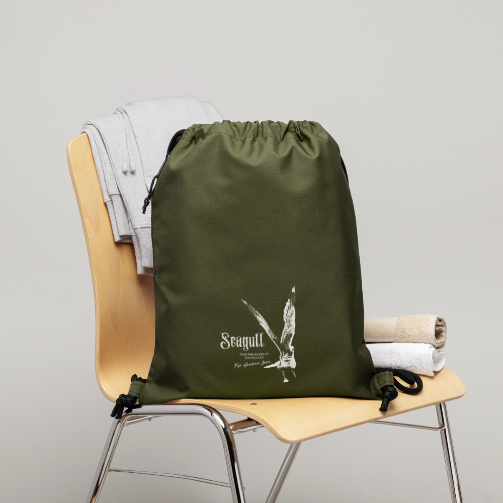 Rostock 'SEAGULL' Turnbeutel aus Recycling-Material - military Green