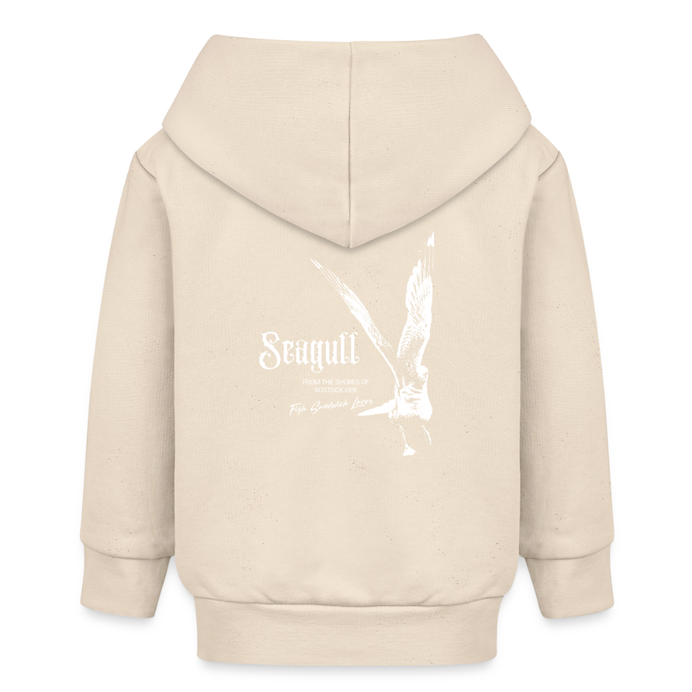 Rostock 'SEAGULL' Edition Bio Baby Zip Hoodie - Natur