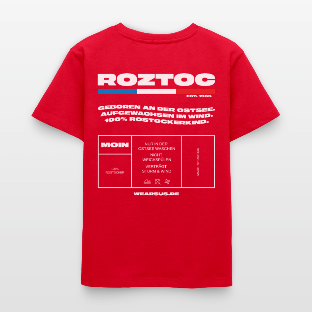 Rostock 'ROZTOC' Edition Kinder T-Shirt - Rot