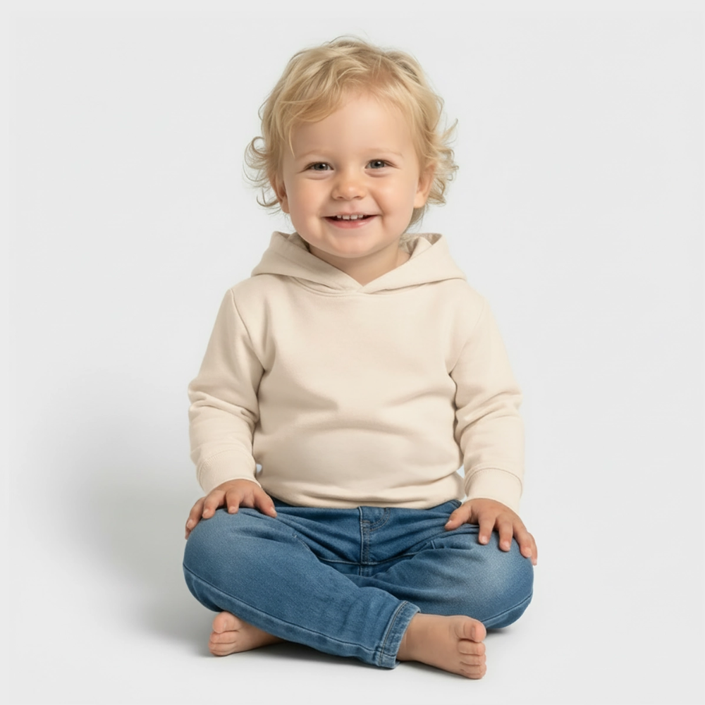 Rostock 'Rostockerkind' Bio Hoodie Babys Farbe - Natur