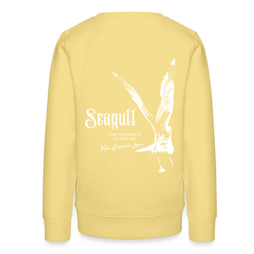 Rostock 'SEAGULL' Edition Bio Kinder Sweatshirt - Gelb Viva 