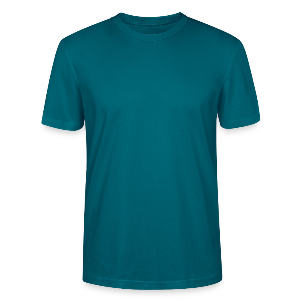 Rostock 'Rostockerkind' Bio T-Shirt Unisex Back Print Farbe - Ozeanblau