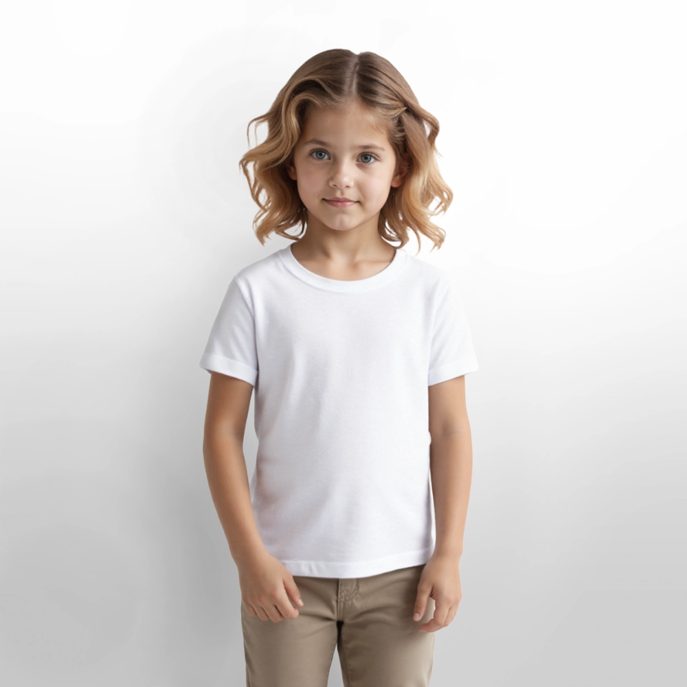 Rostock 'Rostockerkind' Bio T-Shirt Kinder 3-8 Jahre Back Print weiß - Weiß
