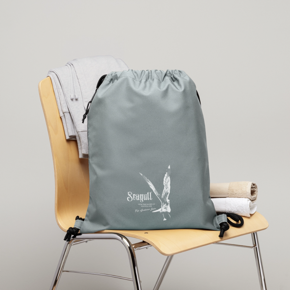 Rostock 'SEAGULL' Turnbeutel aus Recycling-Material - Steingrau mineral wash