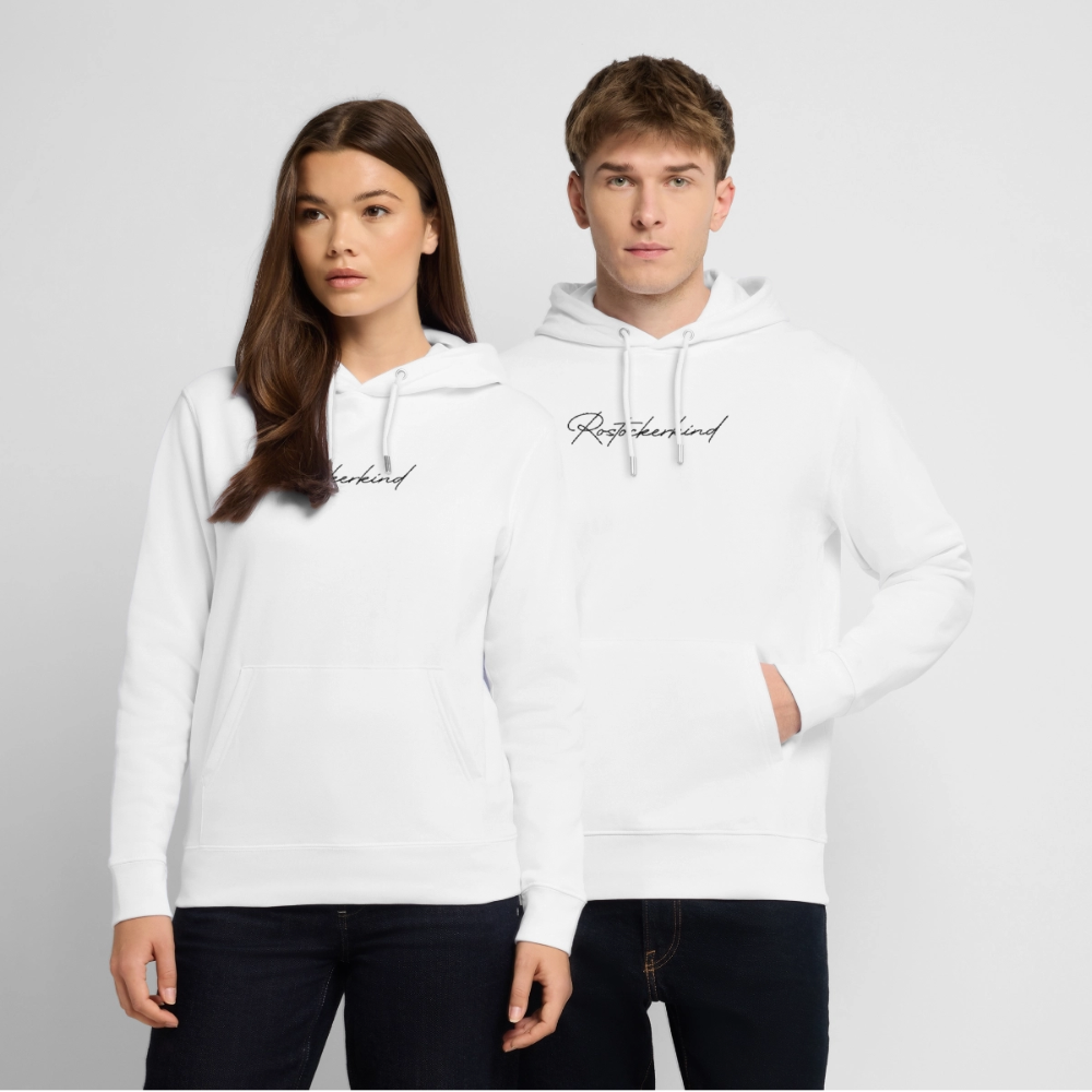 Rostock 'ROSTOCKERKIND' Signature Bio Hoodie Unisex weiß - Weiß