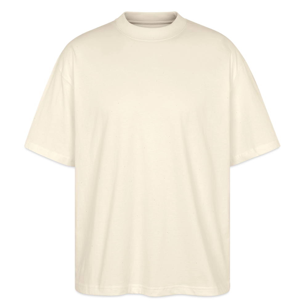 Rostock 'Rostockerkind' Bio Oversized T-Shirt Unisex Back Print Farbe - Natur