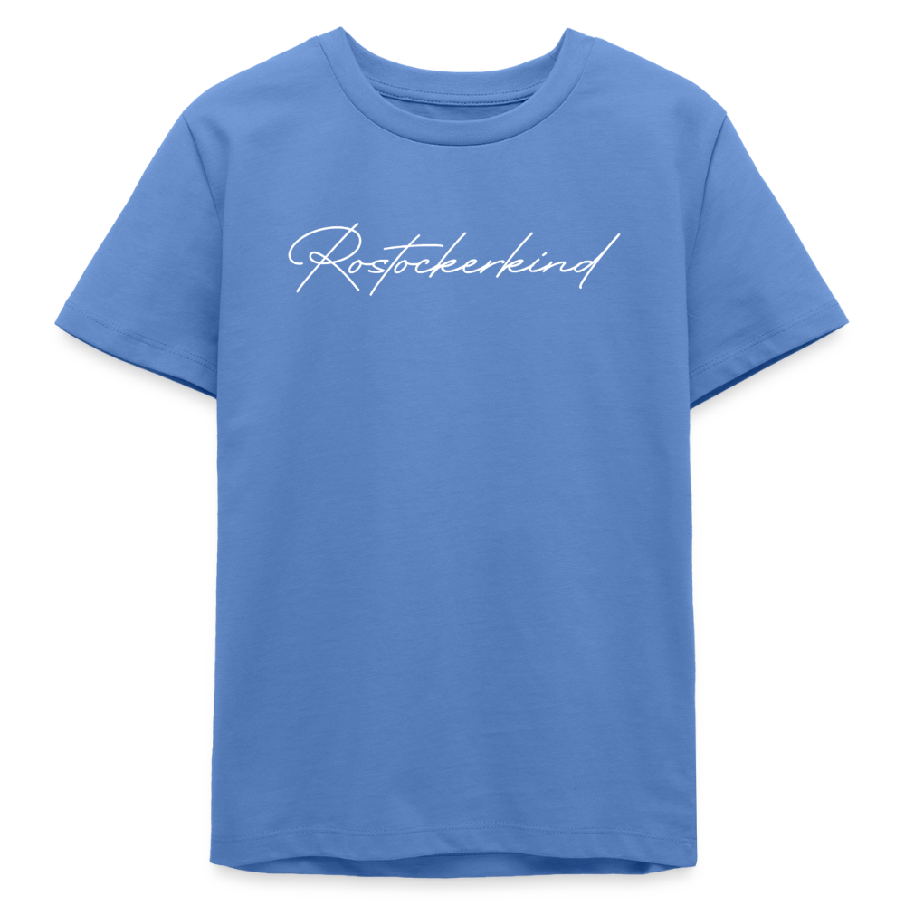 Rostock 'Rostockerkind' Signature Bio T-Shirt Kinder 9-13 Jahre - Blau