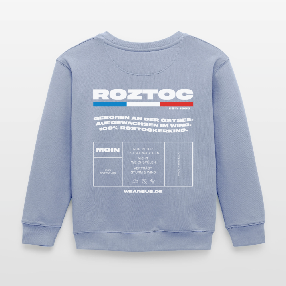Rostock 'ROZTOC' Edition Bio Sweatshirt Kinder 3-8 Jahre - Lavendel-Violett