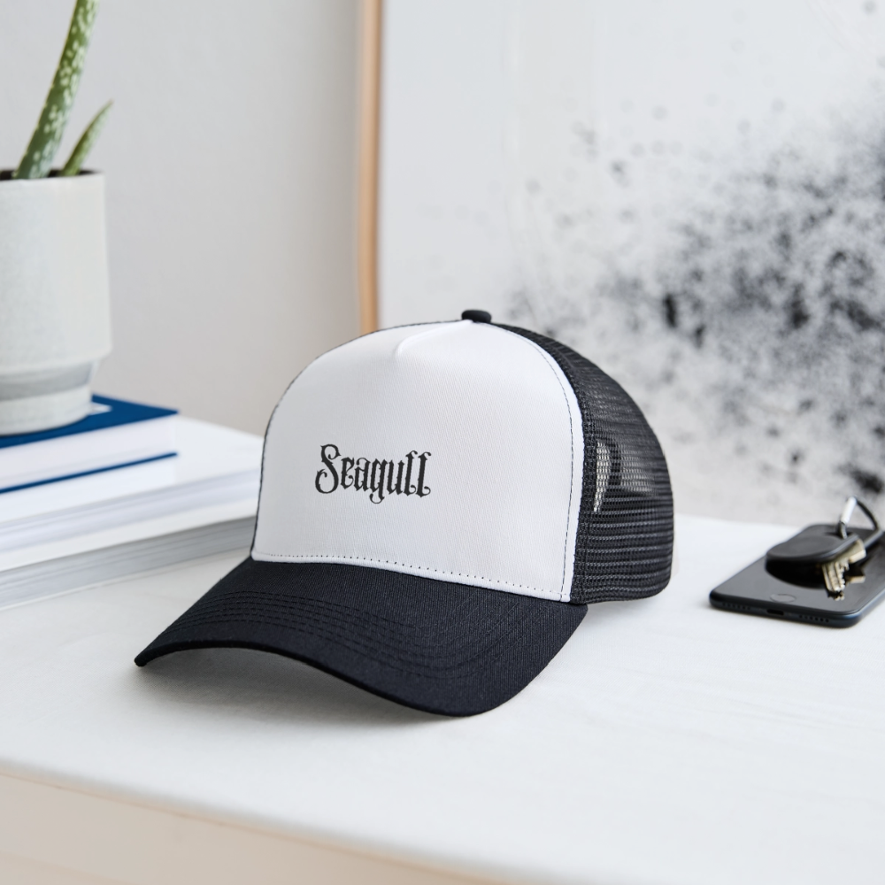 Rostock 'SEAGULL'  Trucker Cap - Weiß/Schwarz