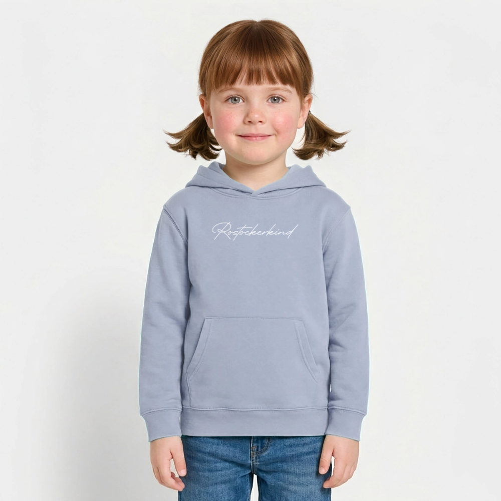 Rostock 'Rostockerkind' Signature Bio Hoodie Kinder 3-8 Jahre - Lavendel-Violett