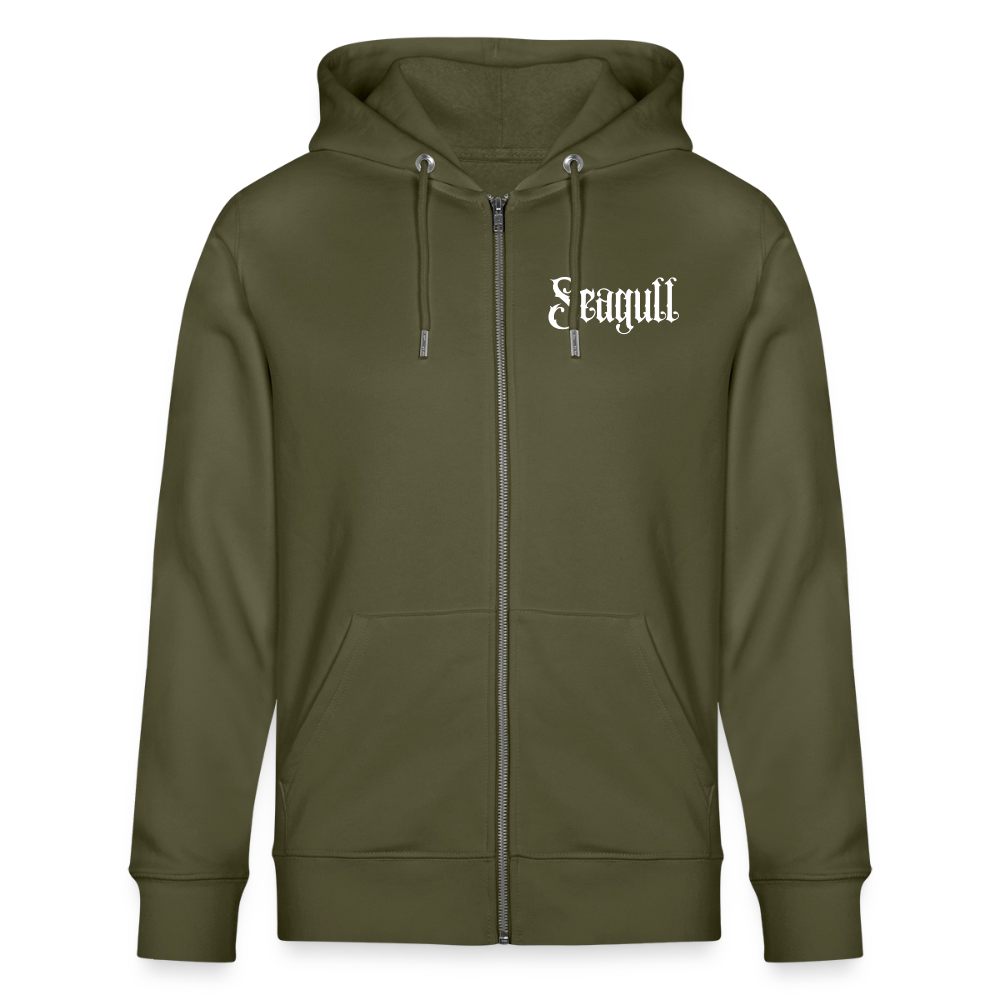 Rostock 'SEAGULL' Edition Bio Zip Hoodie Herren - Khaki