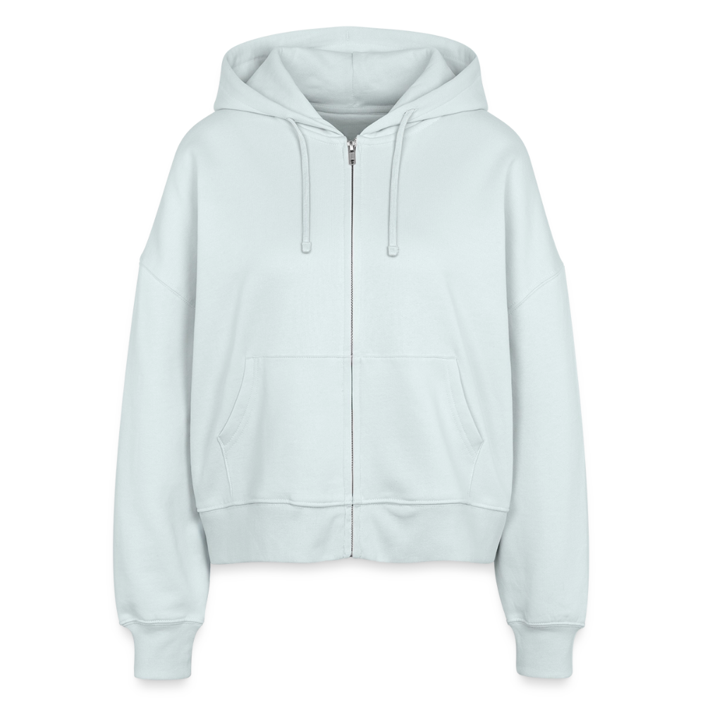 Rostock 'Rostockerkind' Bio Zip Hoodie Damen Farbe - Eisblau