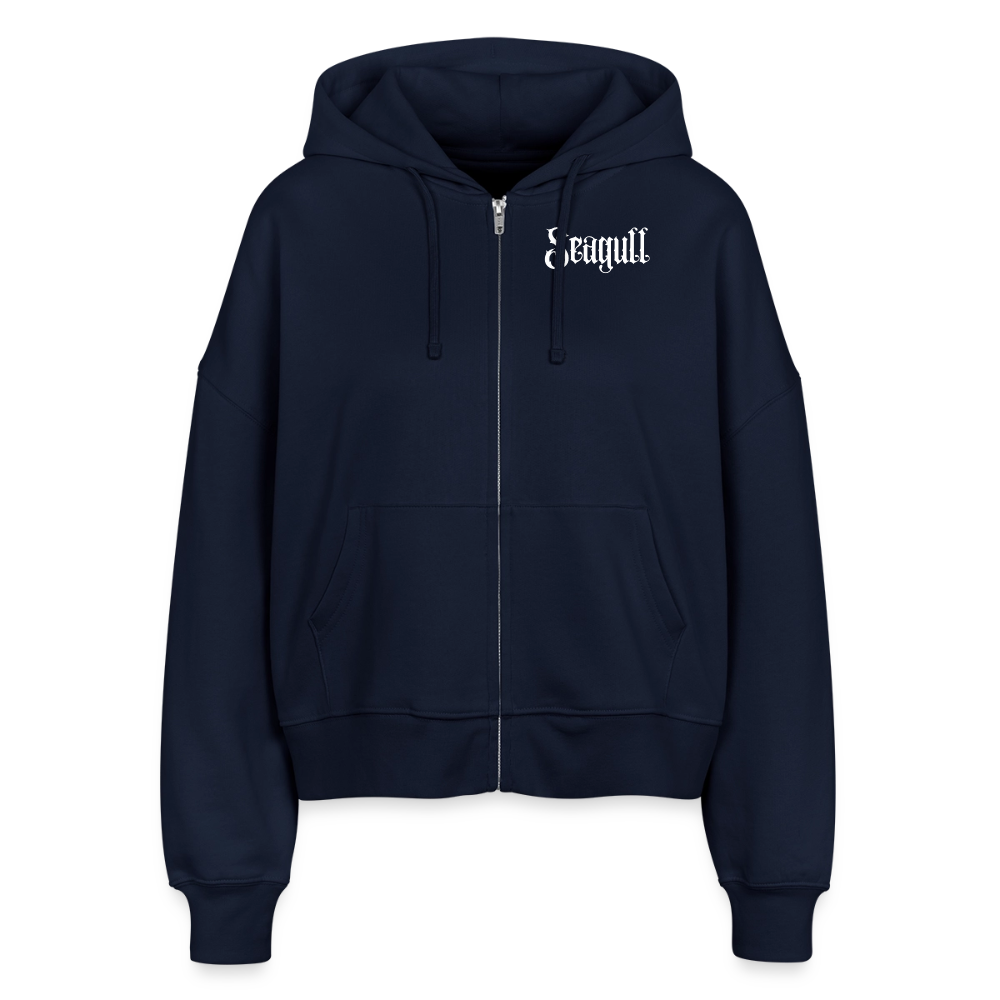 Rostock 'Seagull' Bio Zip Hoodie Damen - Navy