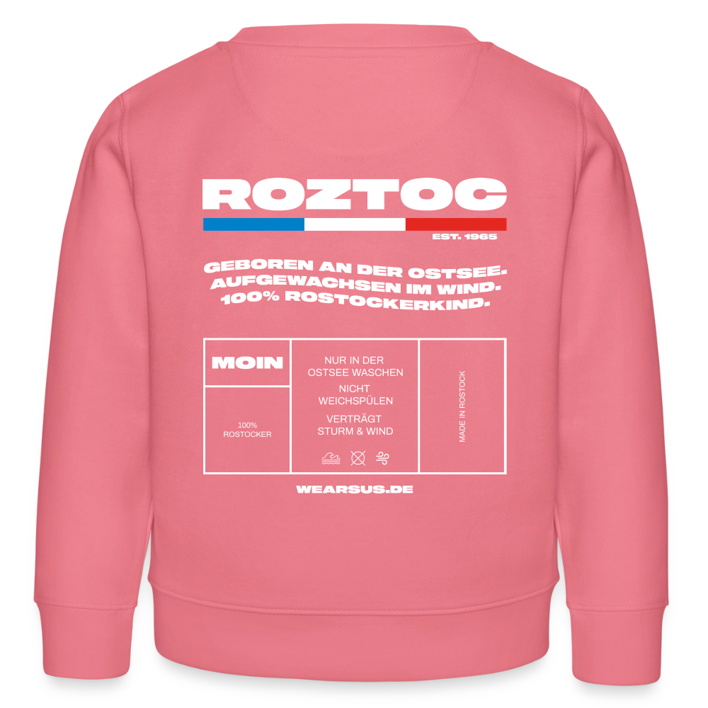 Rostock 'ROZTOC' Edition Bio Sweatshirt Kinder 3-8 Jahre - Pink 
