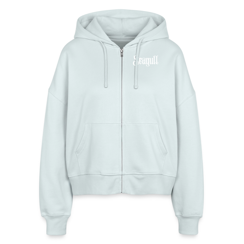 Rostock 'Seagull' Bio Zip Hoodie Damen - Eisblau