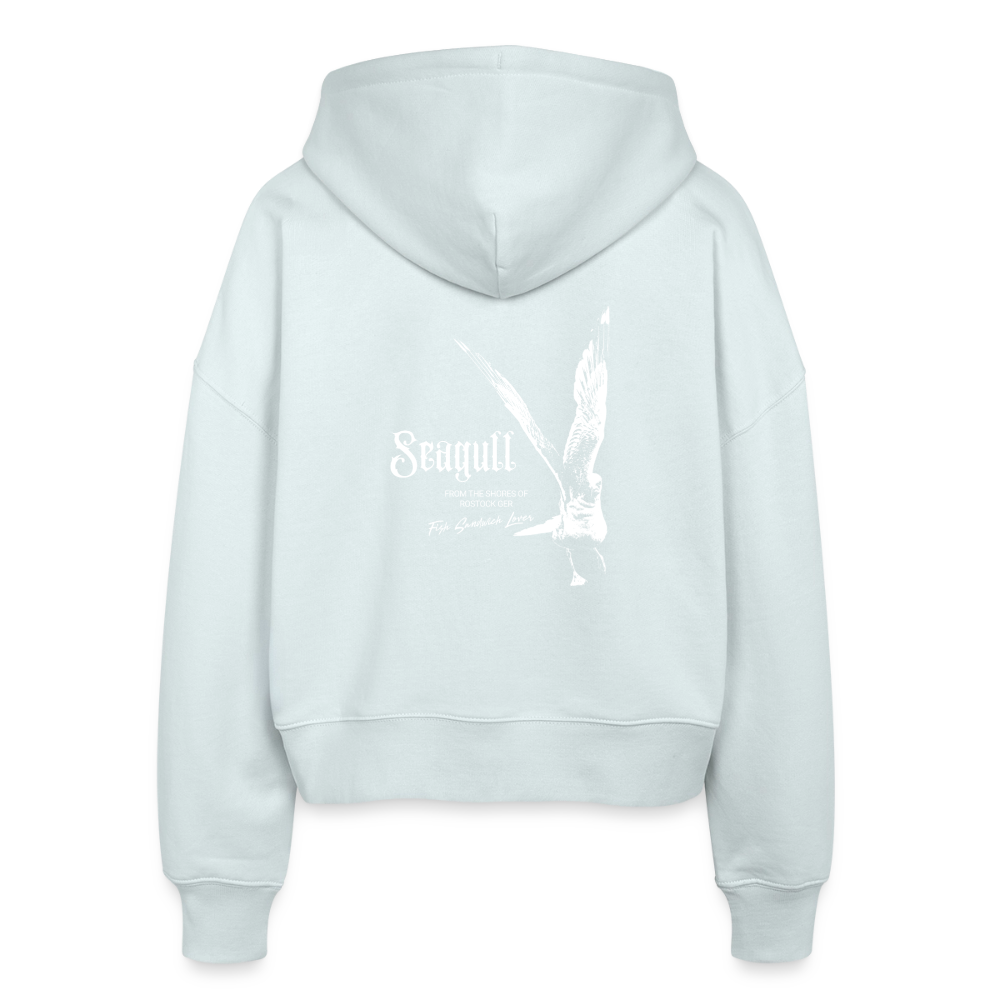 Rostock 'Seagull' Bio Zip Hoodie Damen - Eisblau