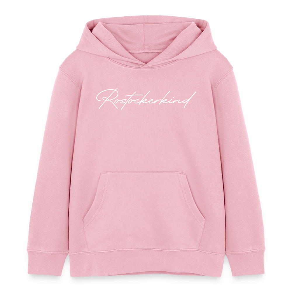 Rostock 'Rostockerkind' Signature Bio Hoodie Kinder 3-8 Jahre - Hellrosa
