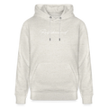 Rostock 'ROSTOCKERKIND' Signature Bio Hoodie Unisex weiß - Beige meliert