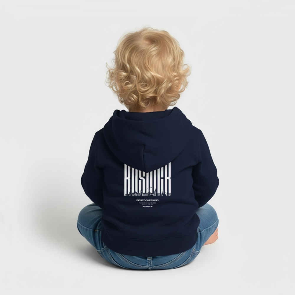 Rostock 'Rostockerkind' Bio Hoodie Babys Farbe - Navy