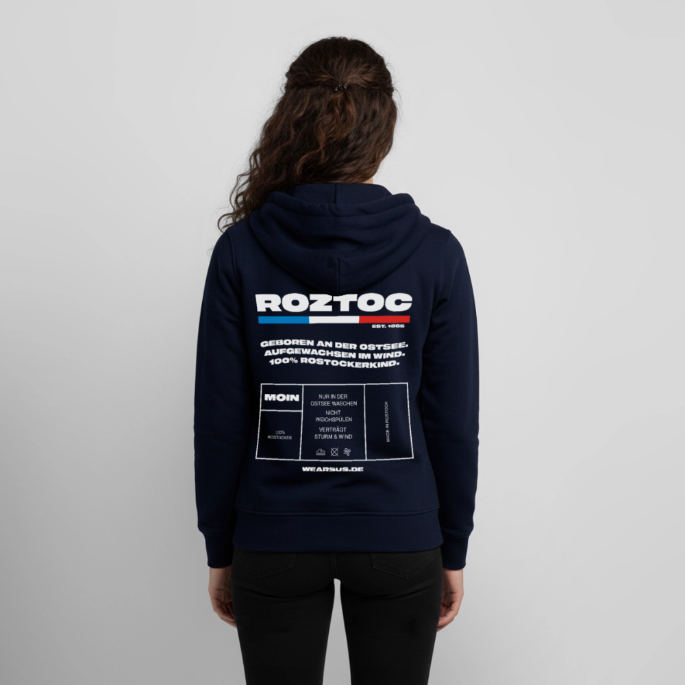 Rostock 'ROZTOC' Edition Bio Zip Hoodie Kinder - Navy