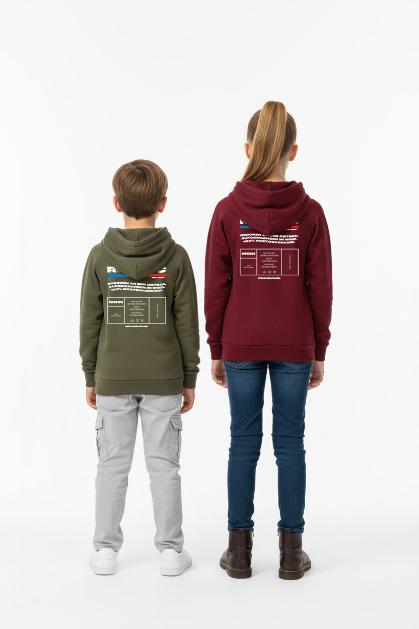 Rostock 'ROZTOC' Edition Bio Hoodie Kinder 3-8 Jahre