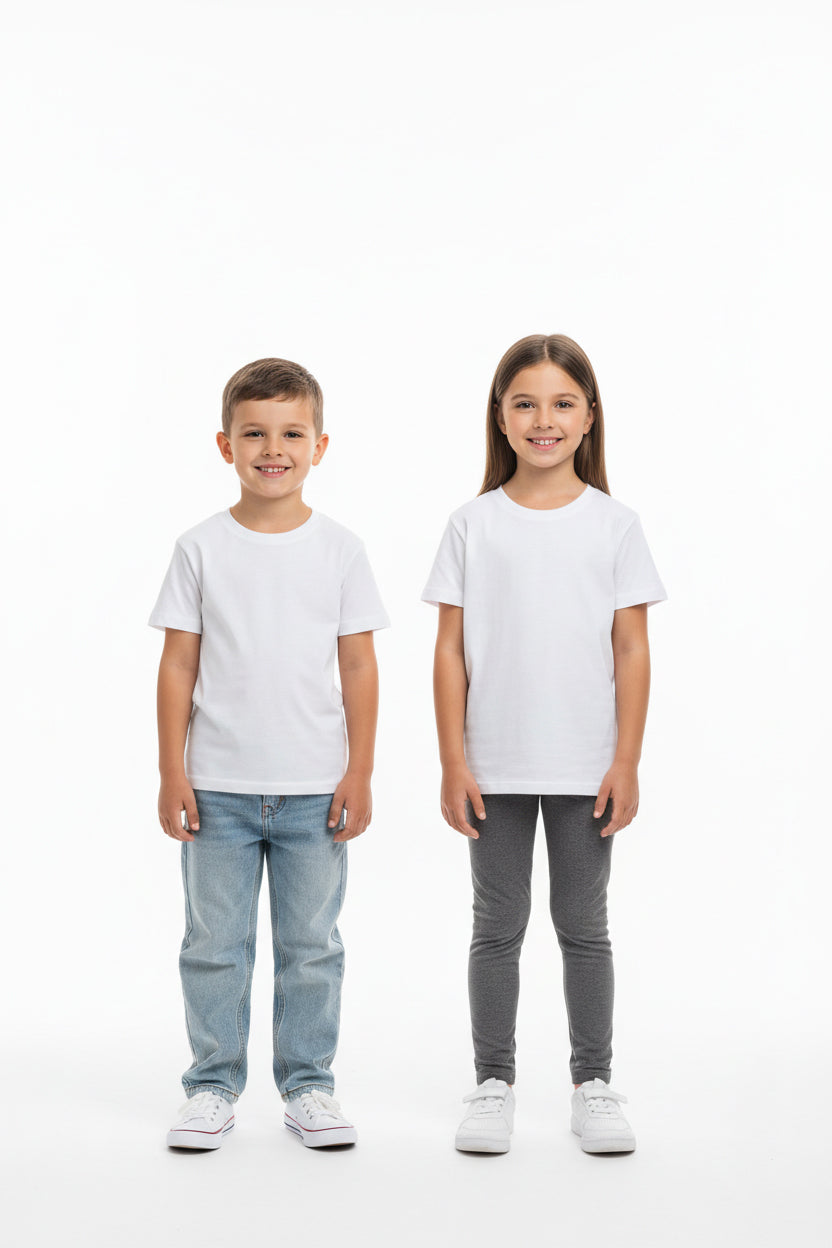 Rostock 'Rostockerkind' Bio T-Shirt Kinder 3-8 Jahre Backprint weiß