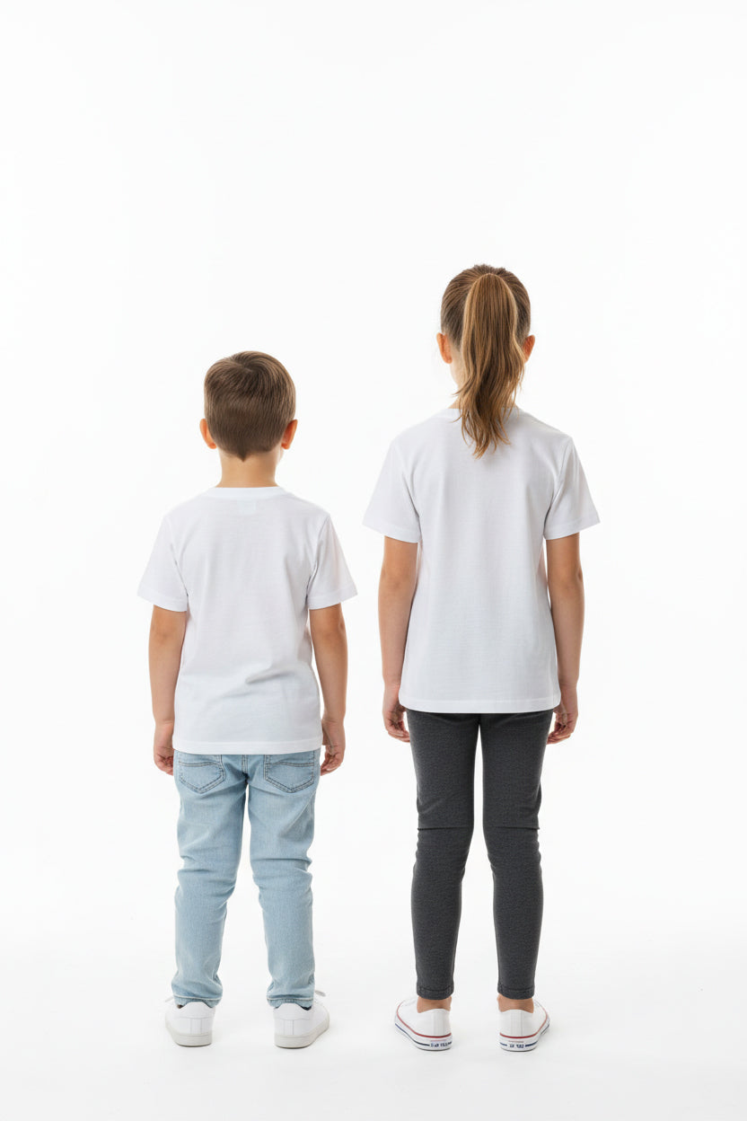 Rostock 'Rostockerkind' Bio T-Shirt Kinder 3-8 Jahre Frontprint weiß