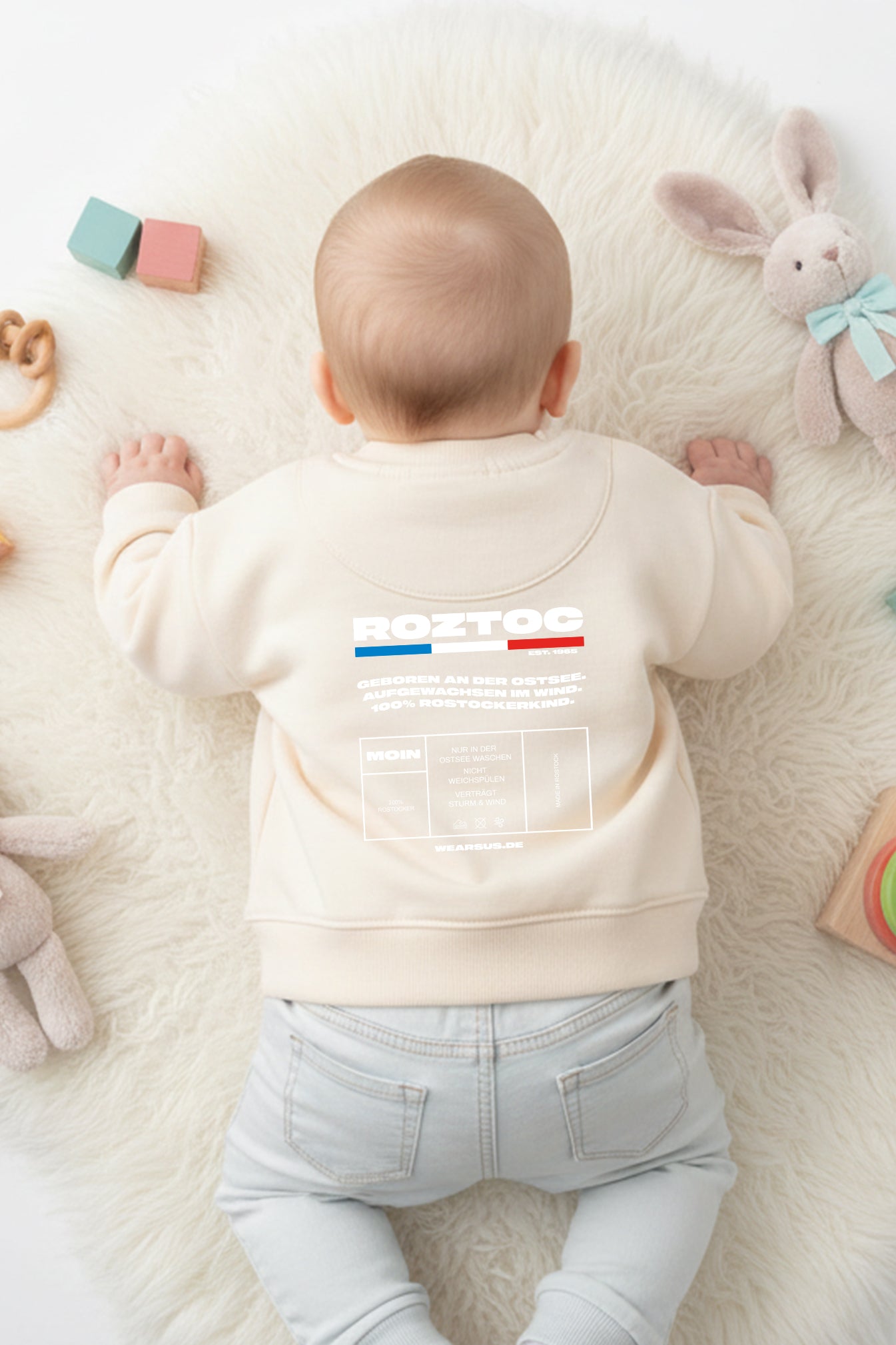 Rostock 'ROZTOC' Bio Sweatshirt Babys