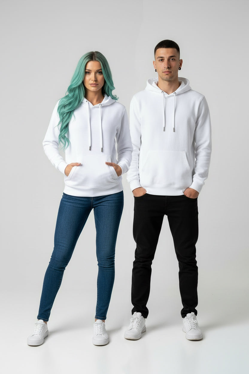 Rostock 'Rostockerkind' Bio Hoodie Unisex weiß