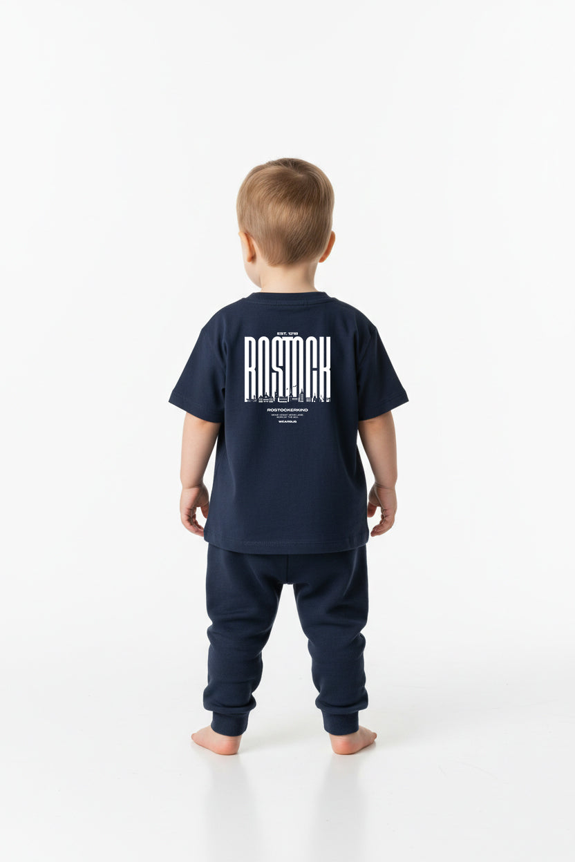 Rostock 'Rostockerkind' Bio T-Shirt Babys Backprint