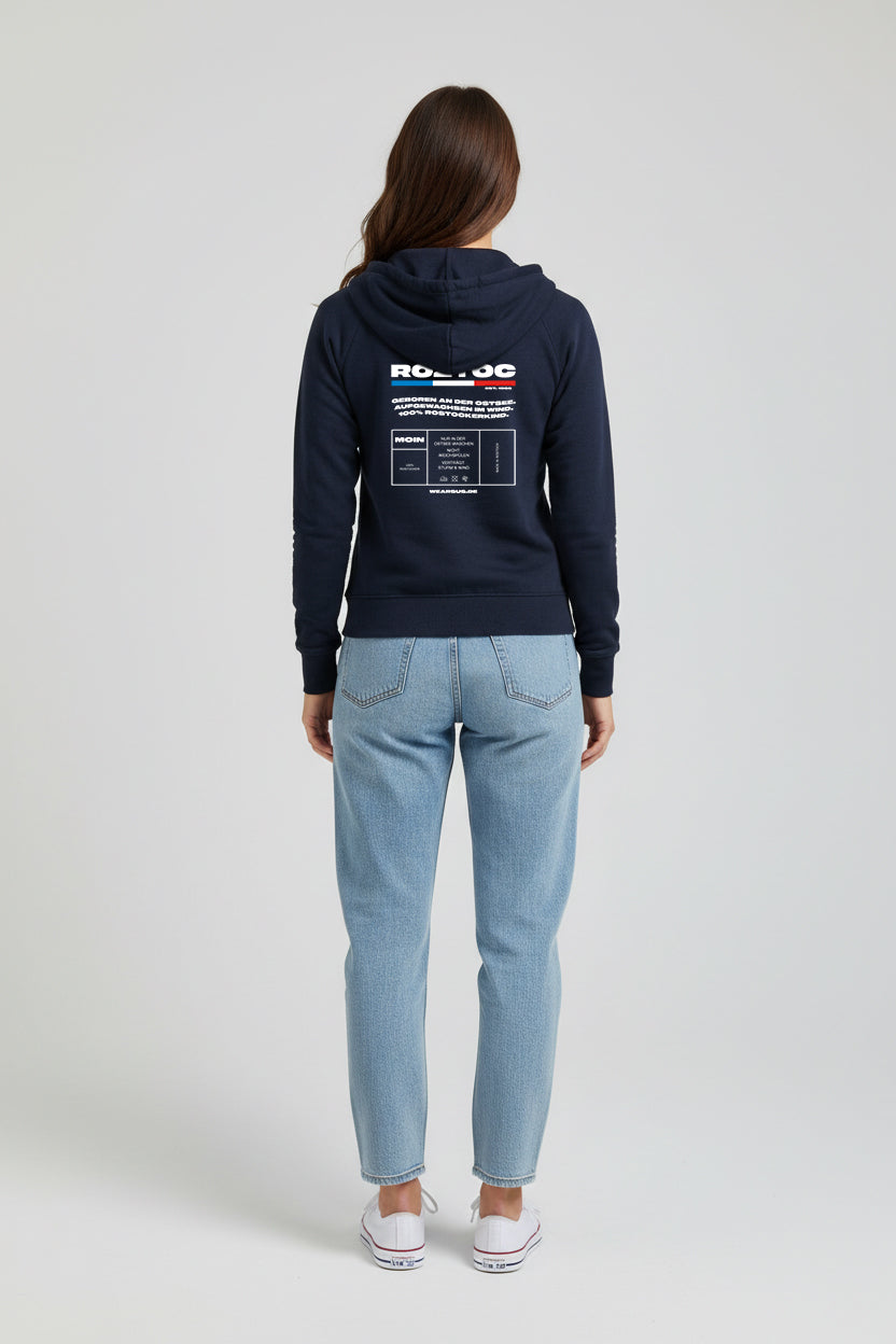Rostock 'ROZTOC' Bio Zip Hoodie Damen