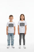 Rostock 'Rostockerkind' Bio T-Shirt Kinder 3-8 Jahre Frontprint weiß