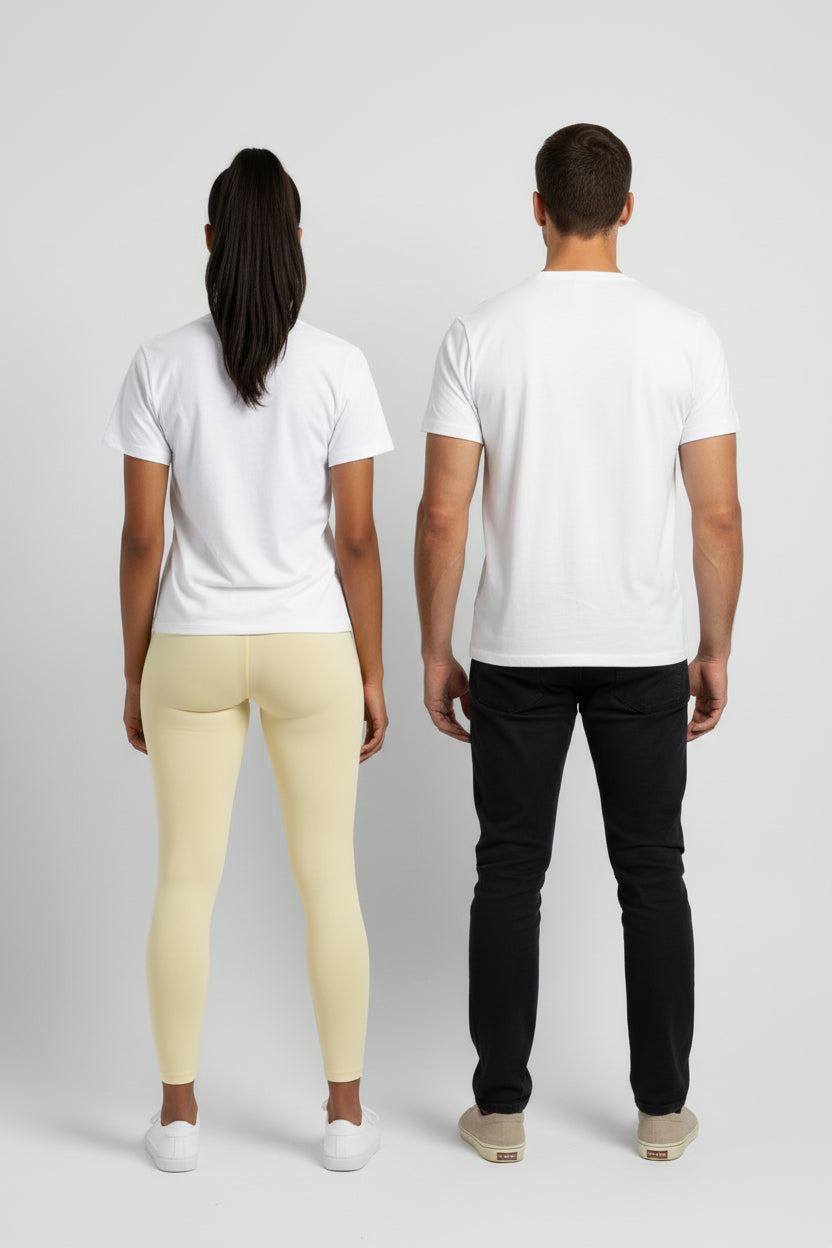 Rostock 'Rostockerkind' Bio T-Shirt Unisex Frontprint weiß 180 g/m²