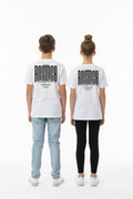 Rostock 'Rostockerkind' Bio T-Shirt Kinder 9-13 Jahre Backprint weiß