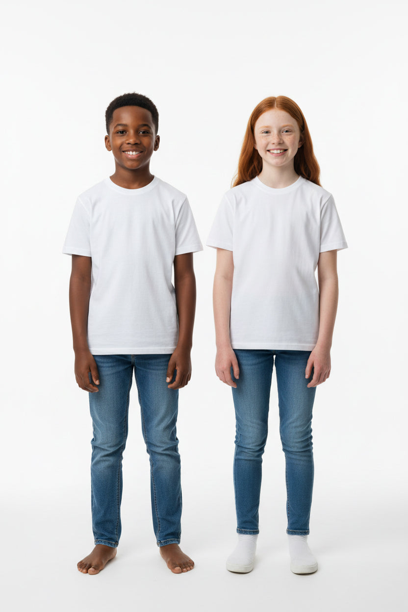 Rostock 'ROZTOC' Bio T-Shirt Kinder 9-13 Jahre weiß
