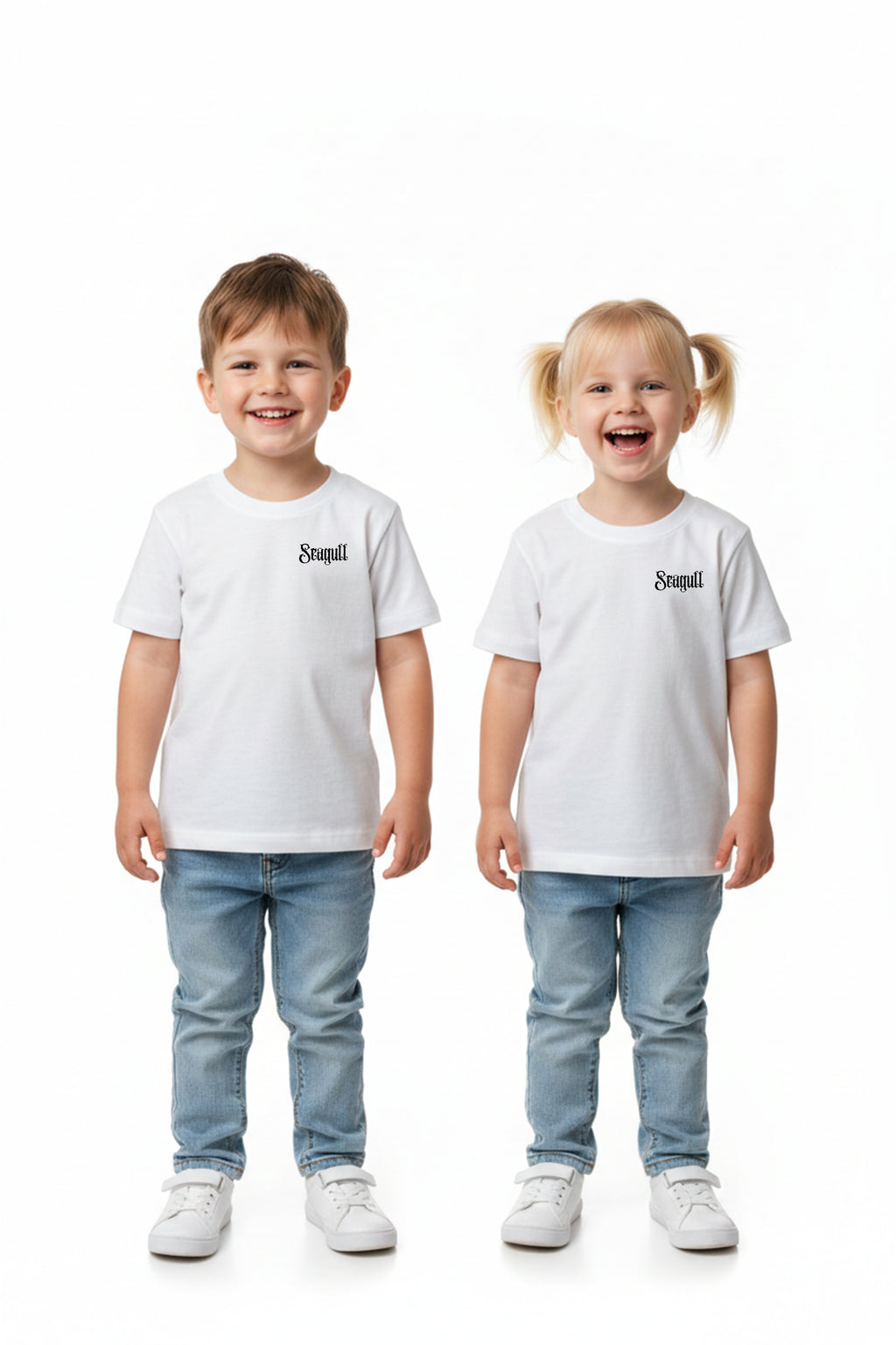 Rostock 'Seagull' Bio T-Shirt Kinder 3-8 Jahre weiß