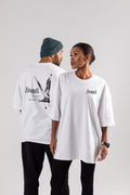 Rostock 'Seagull' Bio Oversized T-Shirt Unisex weiß