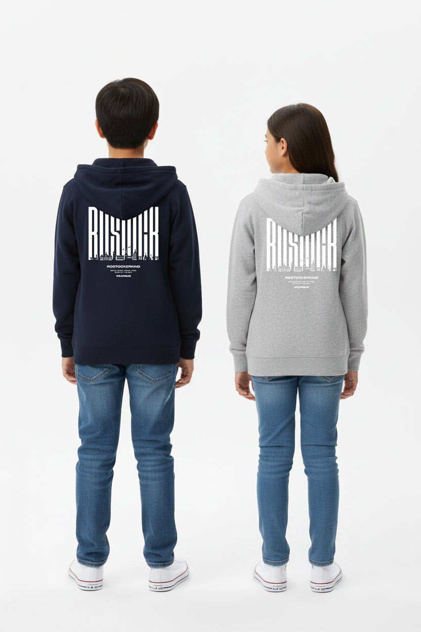 Rostock 'Rostockerkind' Bio Zip Hoodie Kinder 9-13 Jahre