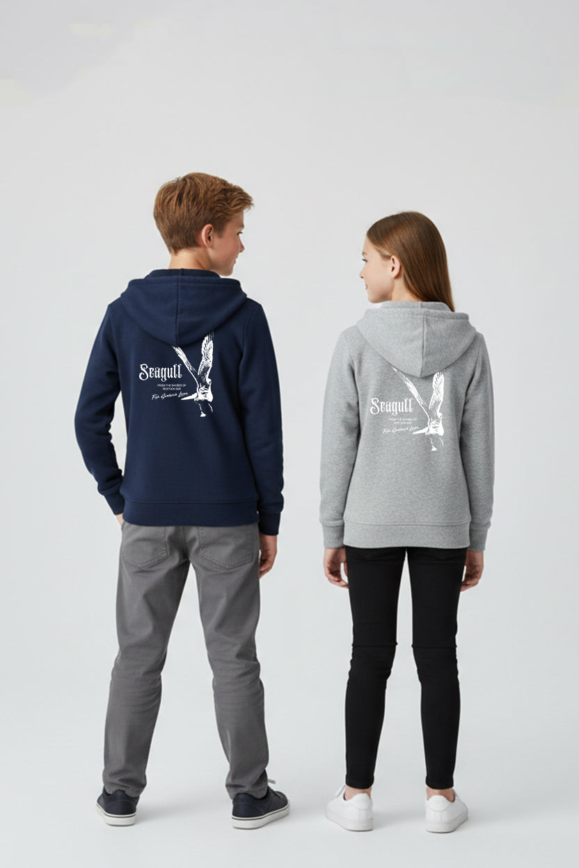 Rostock 'Seagull' Bio Zip Hoodie Kinder 9–13 Jahre
