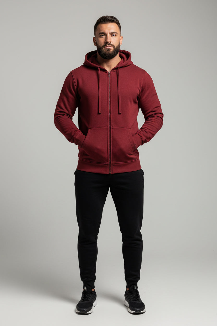 Rostock 'ROZTOC' Bio Zip Hoodie Unisex