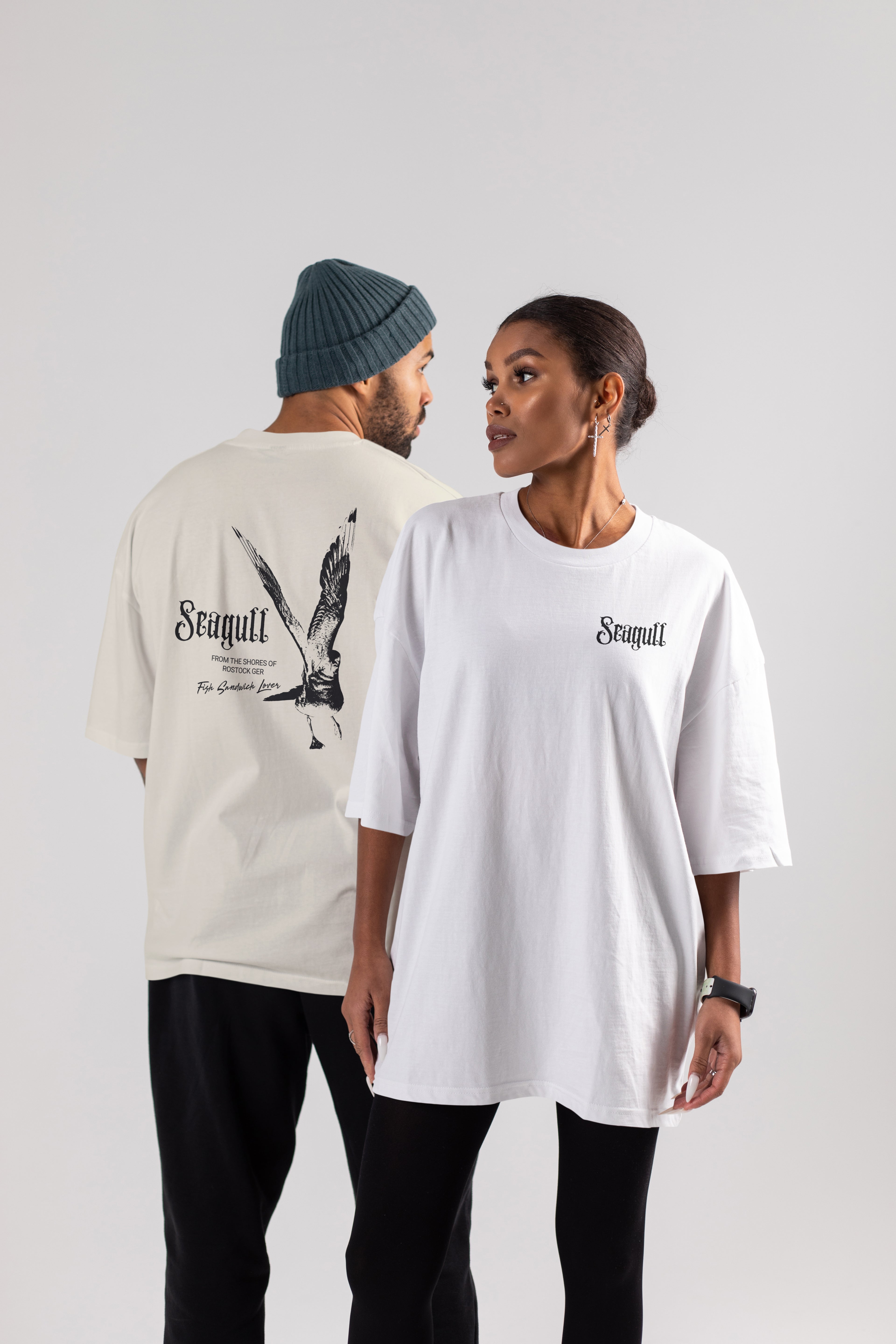 Seagull Rostock Baltic Sea Oversized T-Shirt Unisex